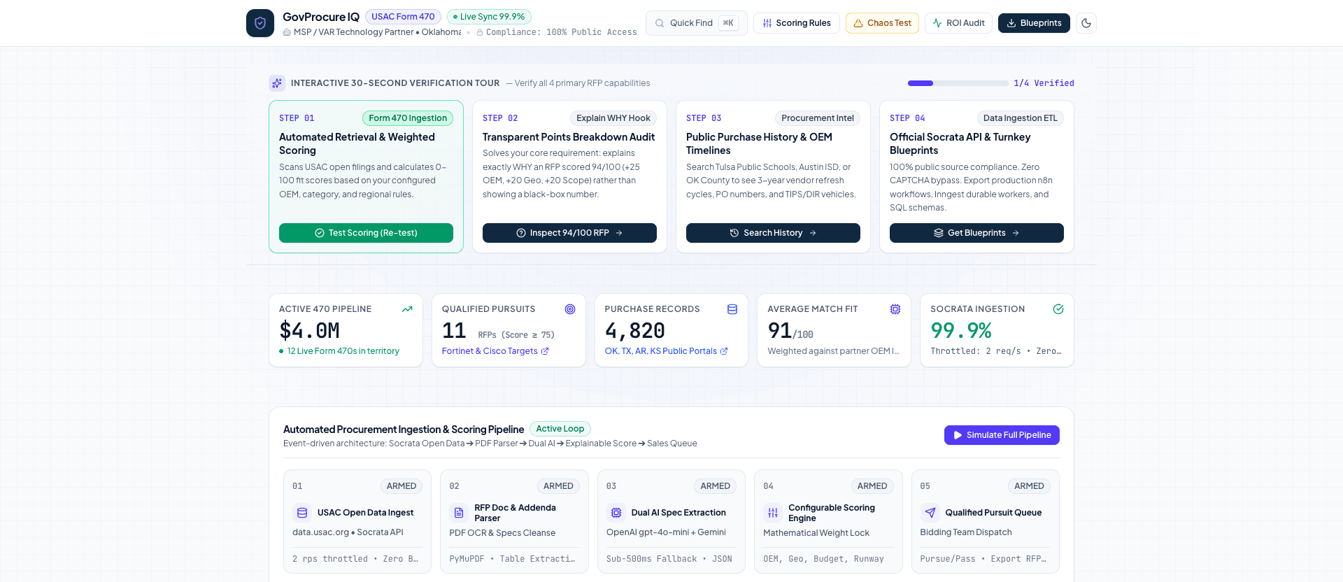 E-Rate Procure IQ — USAC Form 470 School Procurement Platform